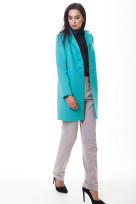 Пальто 2-472/9 Лазурный