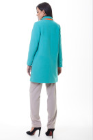 Пальто 2-472/9 Лазурный