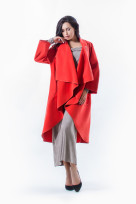 Пальто S-307 Червоное золото