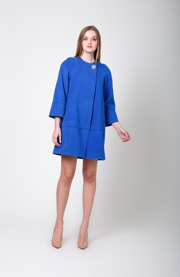 Пальто S-2054 Ультрамарин