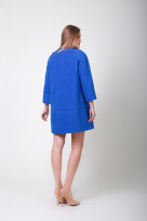 Пальто S-2054 Ультрамарин