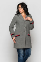 Пальто 2-475/9 Серый