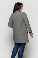 Пальто 2-475/9 Серый