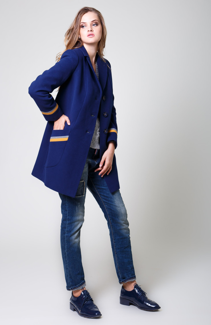 Пальто 2-475/9 Речная вода