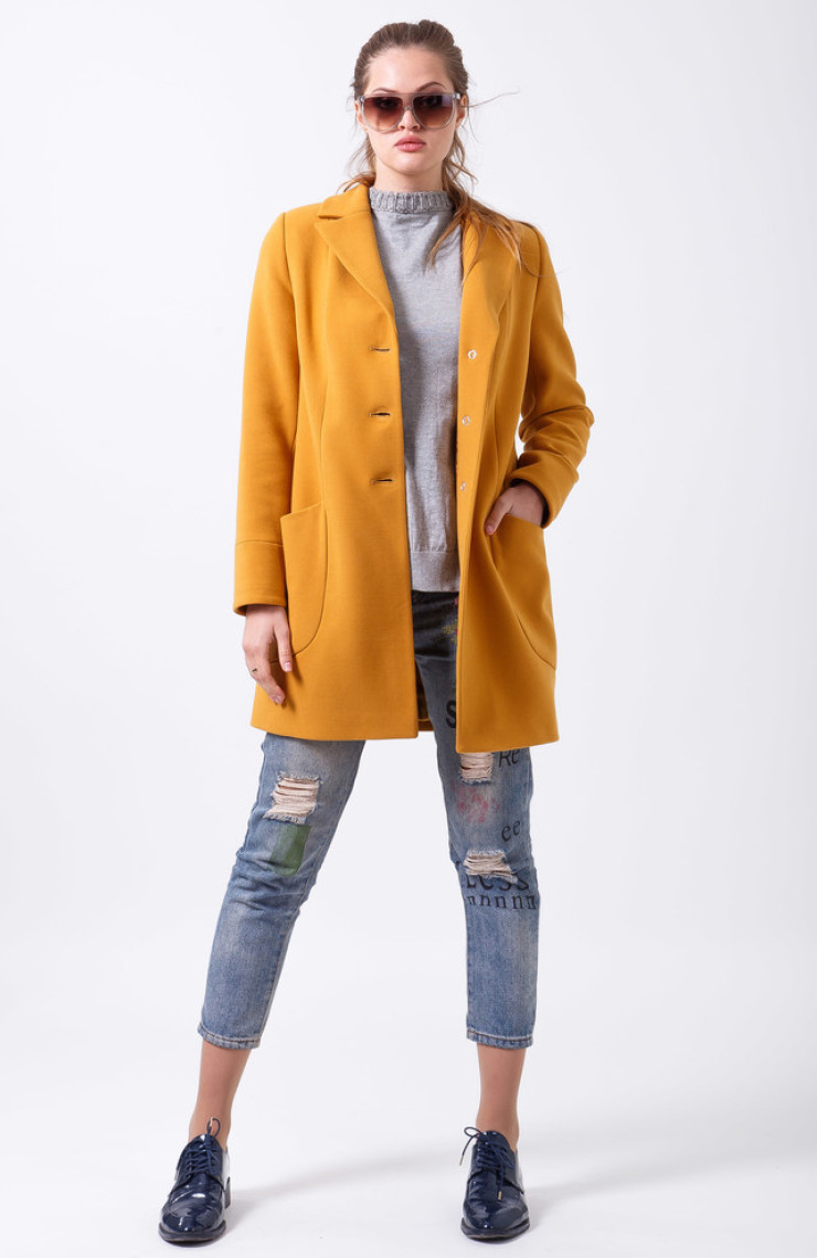 Пальто 2-475/9 Золотой песок