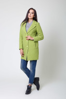 Пальто 3-009L Салатовый