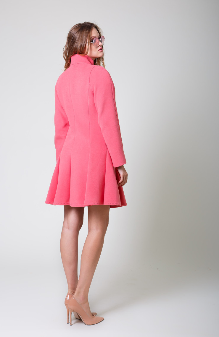 Пальто 2-459/9 Розовый жемчуг