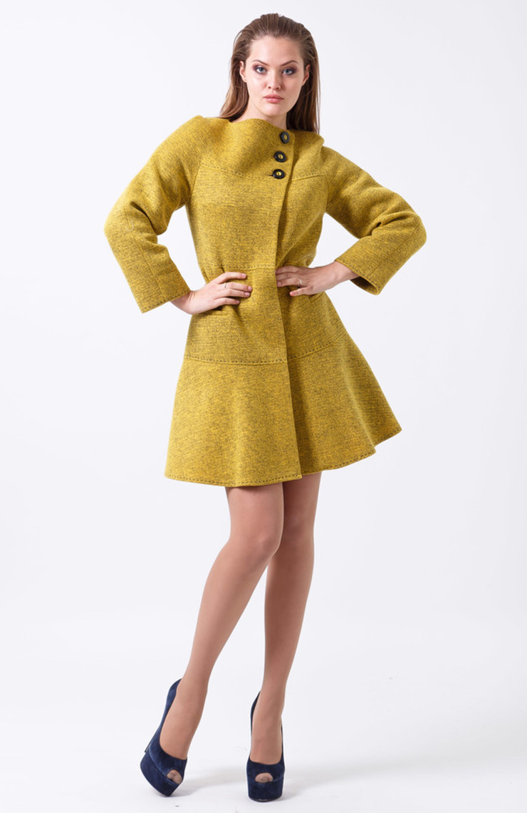 Пальто 2-480L Желтый