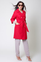 Плащ 4-028 Темно-красный