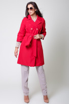 Плащ 4-028 Темно-красный
