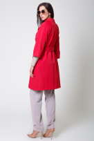 Плащ 4-028 Темно-красный