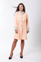 Плащ 4-021 Персиковый
