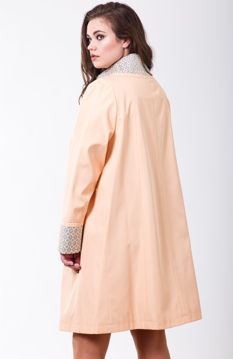 Плащ 4-021 Персиковый