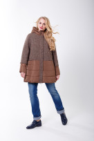 Пальто S-2067 Светло-коричневый