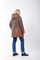 Пальто S-2067 Светло-коричневый