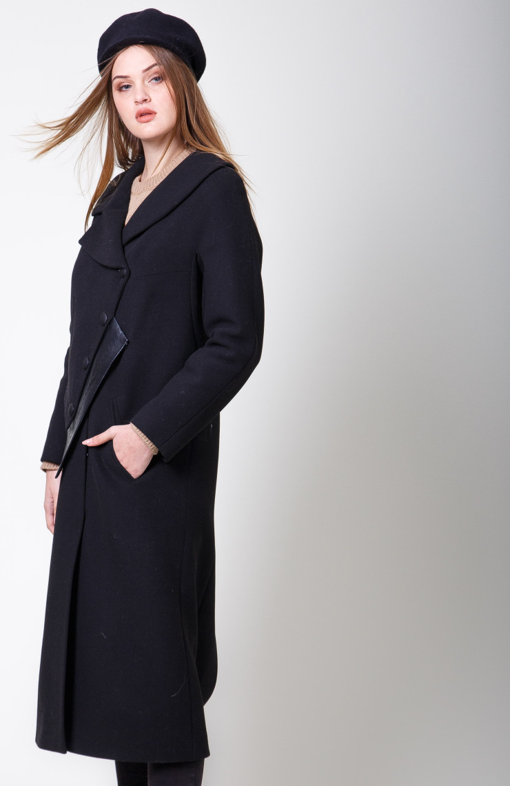 Пальто S-2084 Черный