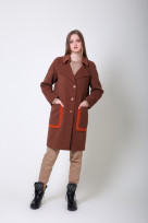 Пальто S-2063 Корица