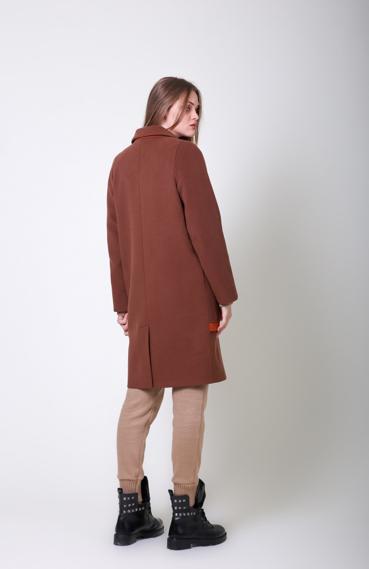 Пальто S-2063 Корица