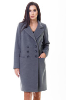 Пальто 2-485/9 Графит