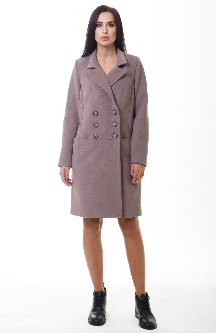 Пальто 2-485/9 Мокко