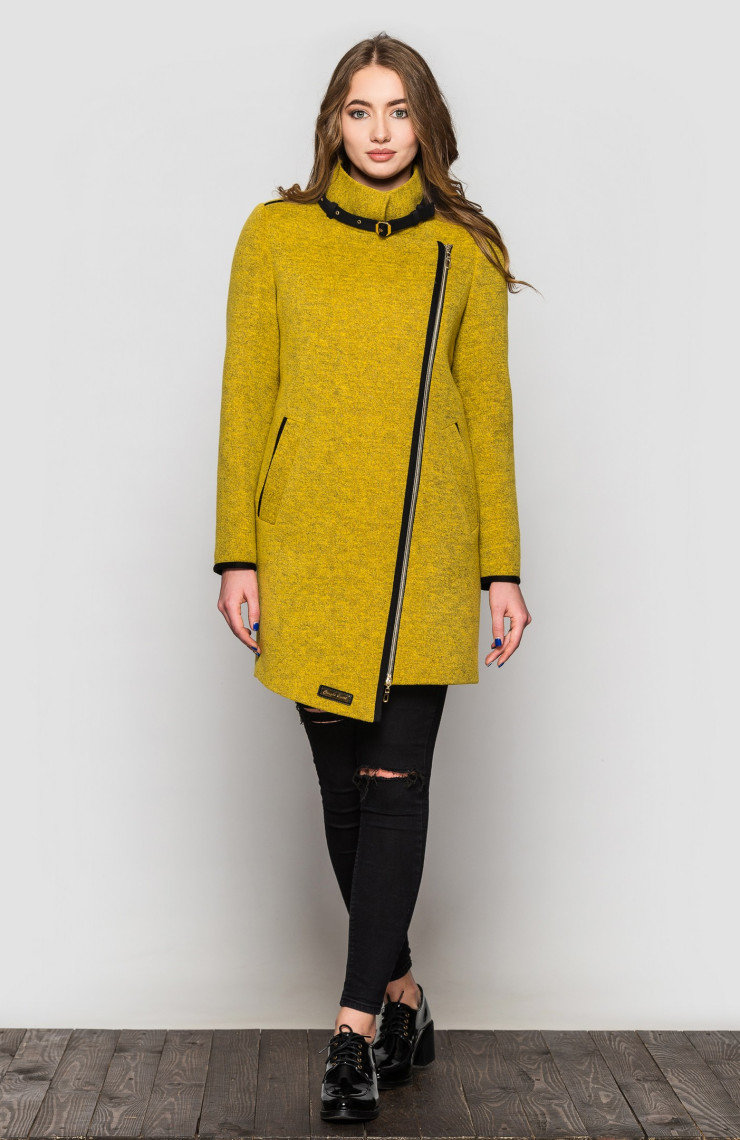 Пальто 2-461L Желтый