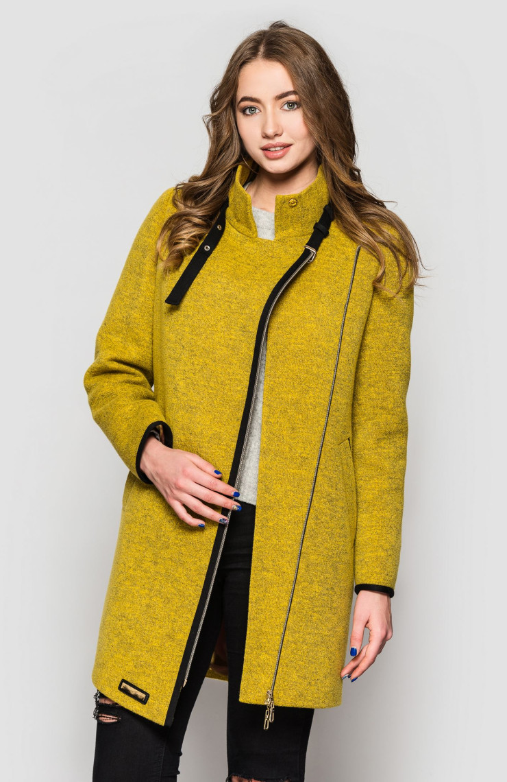 Пальто 2-461L Желтый