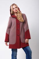 Пальто 2-540/9 Дымчато бежевый