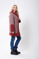 Пальто 2-540/9 Дымчато бежевый