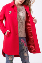 Пальто 2-495/9 Пурпурный