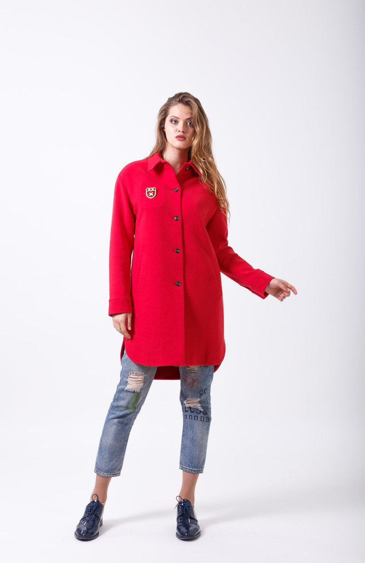 Пальто 2-495/9 Пурпурный