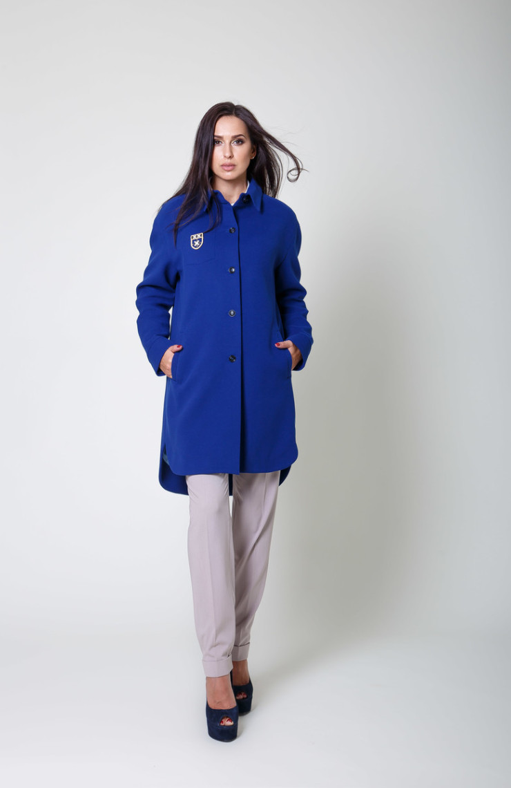 Пальто 2-495/9 Ультрамарин