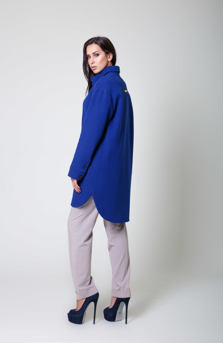Пальто 2-495/9 Ультрамарин