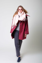 Пальто 2-558/9 Вишневый