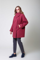 Пальто 2-558/9 Вишневый