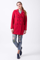 Пальто 2-486/9 Кораловый