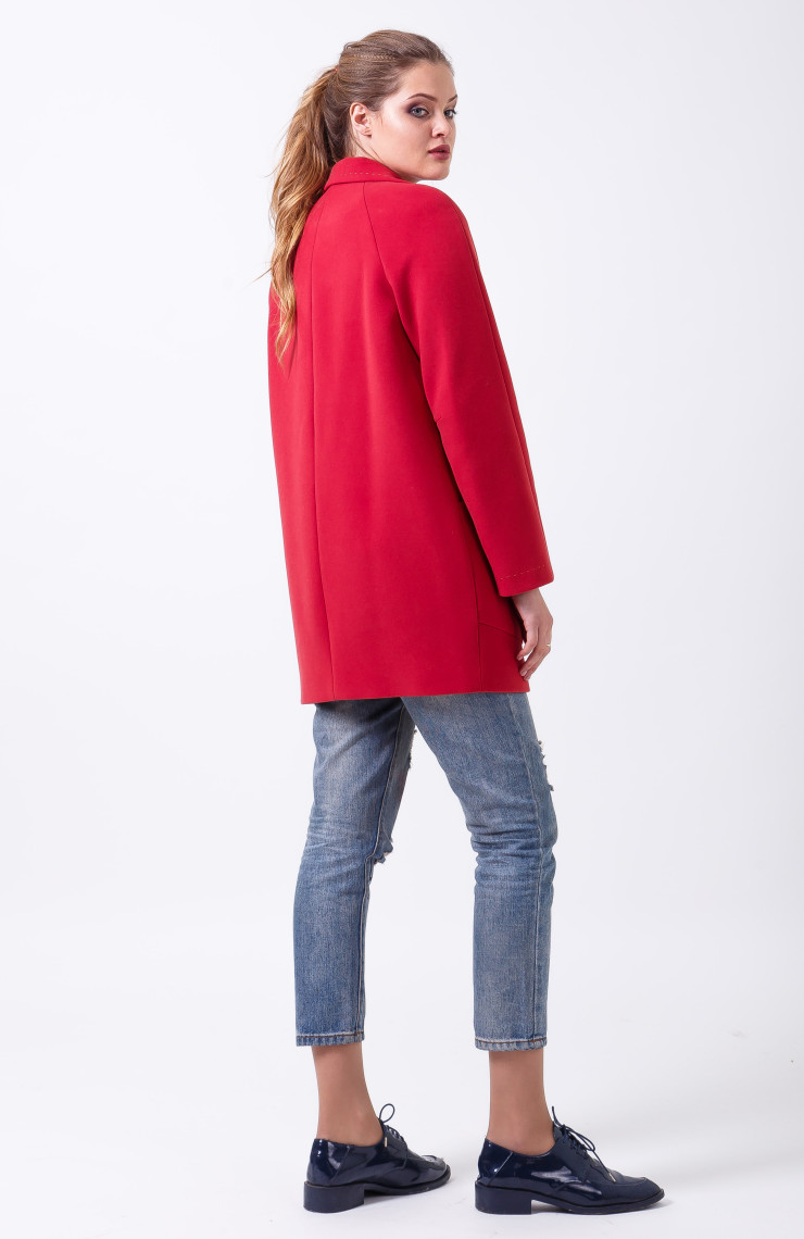 Пальто 2-486/9 Кораловый