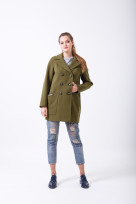 Пальто 2-486/9 Осенний лес