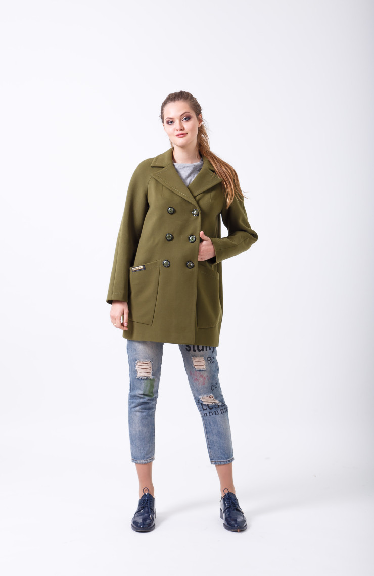 Пальто 2-486/9 Осенний лес