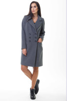 Пальто 2-485/91 Графит