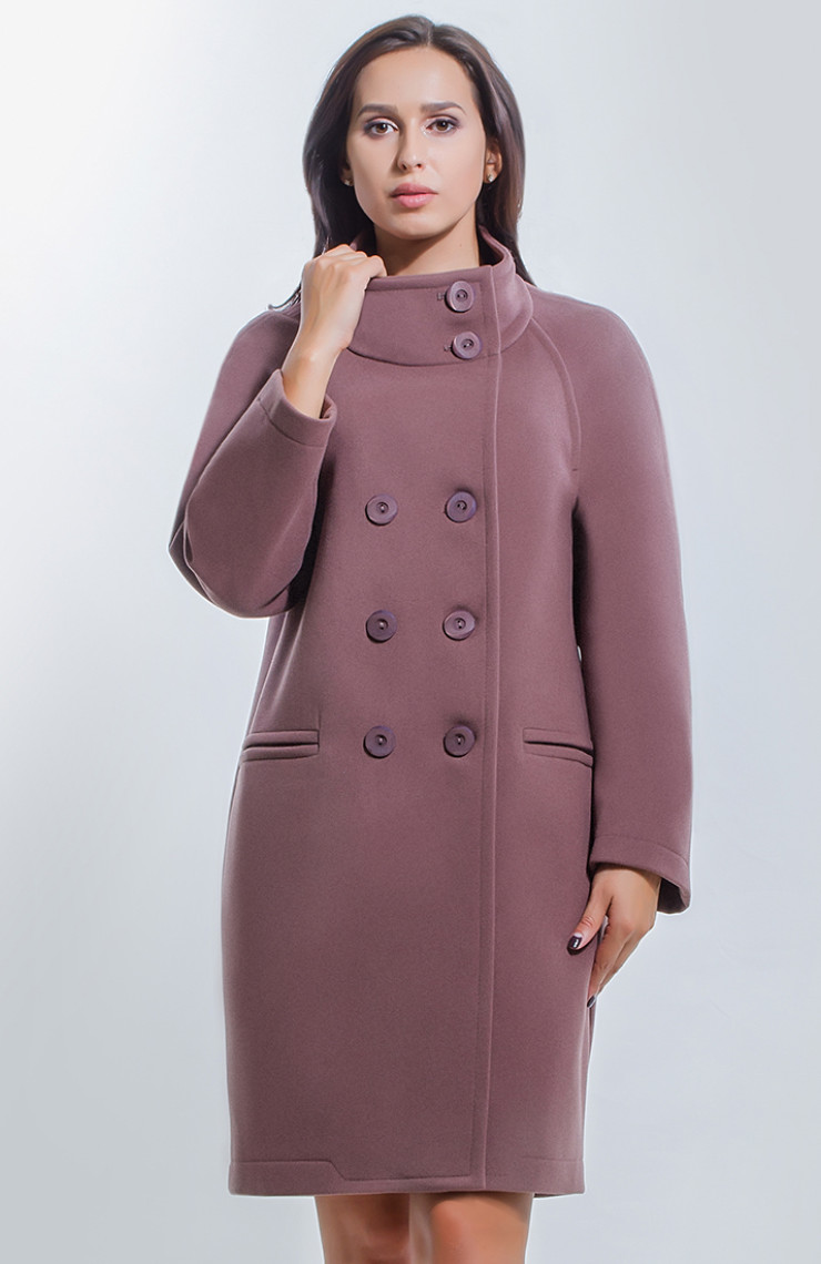 Пальто 2-427/9 Черный жемчуг