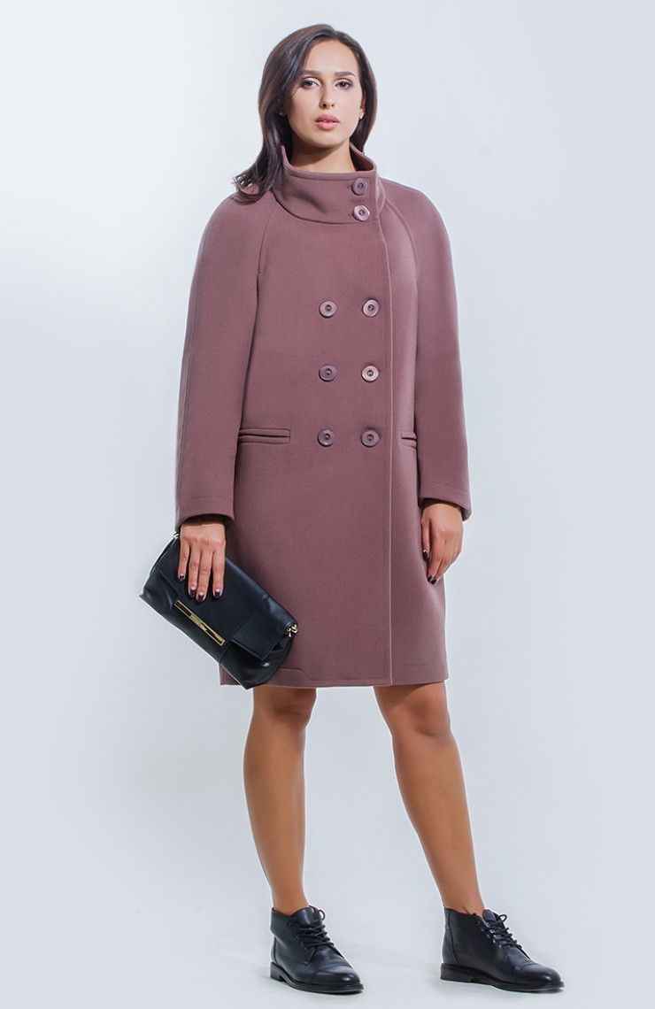 Пальто 2-427/9 Черный жемчуг