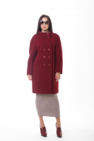 Пальто 2-427/9 Спелая вишня