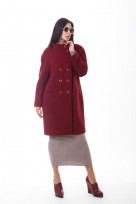 Пальто 2-427/9 Спелая вишня