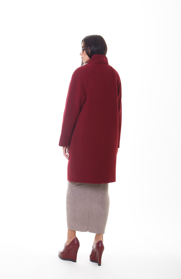 Пальто 2-427/9 Спелая вишня