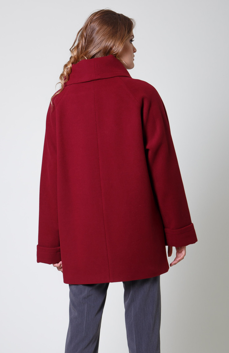 Пальто 2-558/9 Спелая вишня