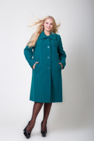 Пальто 2-563/9 Изумрудный