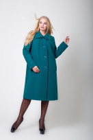 Пальто 2-563/9 Изумрудный