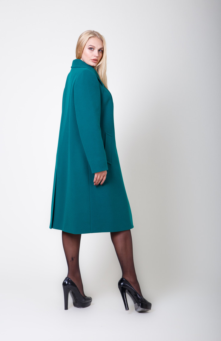 Пальто 2-563/9 Изумрудный