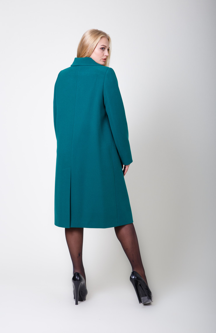 Пальто 2-563/9 Изумрудный