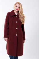 Пальто 2-563/9 Ежевика